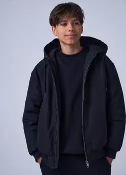 Куртка утеплённая для мальчиков, Черный