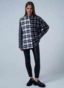 Легинсы из экокожи, Черный