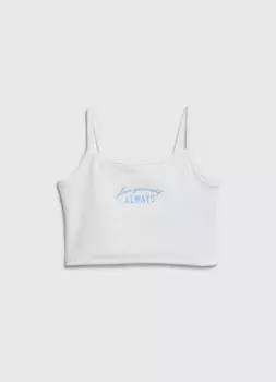 Лиф на бретелях для девочек, Белый