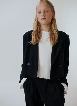 Лонгслив для девочек, Белый