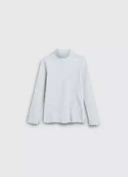 Лонгслив для девочек, Серый