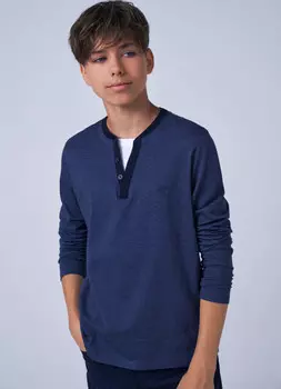 Лонгслив для мальчиков, Синий
