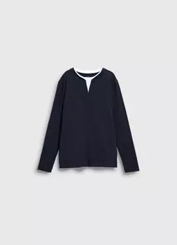 Лонгслив для мальчиков, Синий