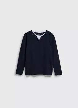 Лонгслив для мальчиков, Синий