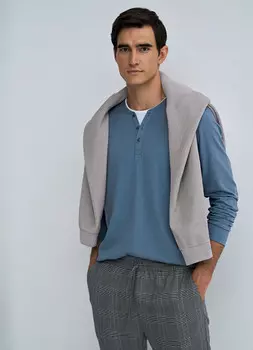 Лонгслив, Синий