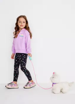 Лосины для девочек, Серый