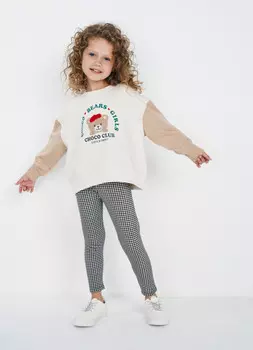 Лосины для девочек, Серый