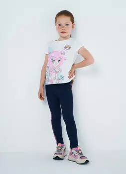 Лосины для девочек, Синий