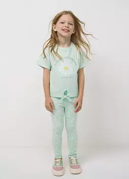 Лосины для девочек, Зеленый