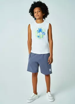 Майка для мальчиков, Белый