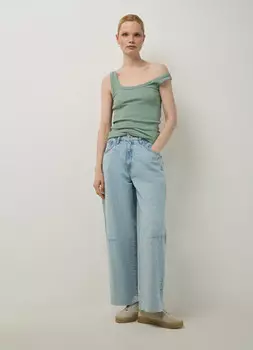 Майка в рубчик, Зеленый