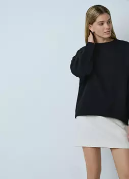 Мини-юбка из твида, Бежевый