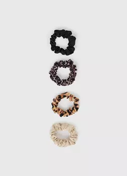 Набор резинок для волос для девочек, 4 шт., Мультицвет
