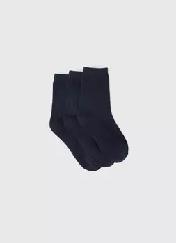 Носки для мальчиков, 3 пары, Синий