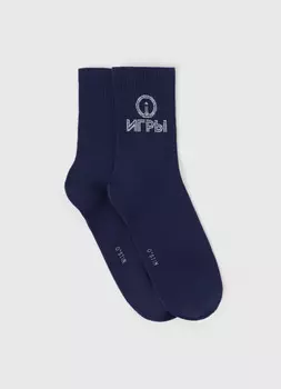 Носки ИГРЫ O'STIN x Кинопоиск, Синий