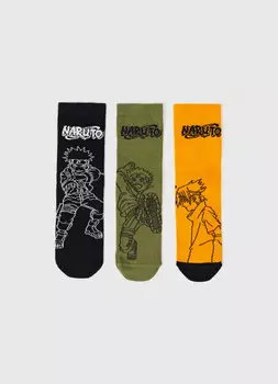 Носки Naruto для мальчиков, Черный