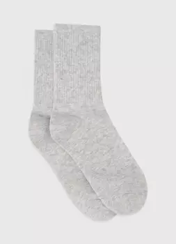 Носки в рубчик, Серый