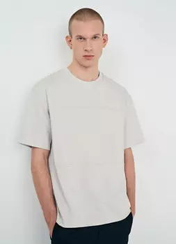 Объёмная футболка, Бежевый