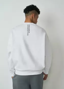 Объёмная толстовка, Белый