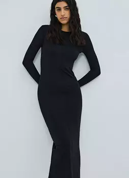 Облегающее платье, Черный