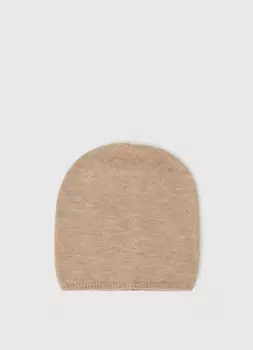 Однотонная шапка, Бежевый