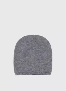 Однотонная шапка, Серый