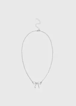 Ожерелье для девочек, Серебряный