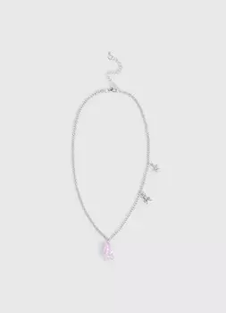 Ожерелье для девочек, Серебряный