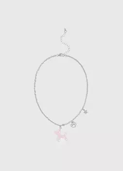 Ожерелье для девочек, Серебряный