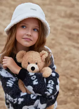 Панама для девочек, Белый