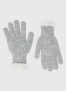 Перчатки для девочек, Белый