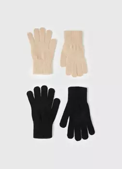 Перчатки для девочек, Бежевый