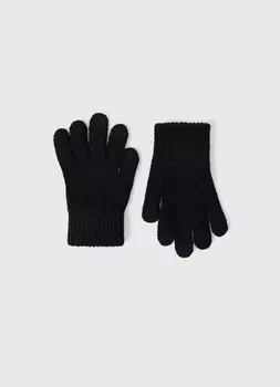 Перчатки для девочек, Черный