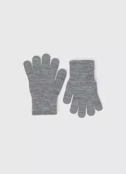 Перчатки для девочек, Серый