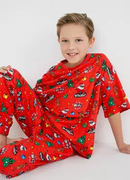 Пижама для мальчиков, Красный