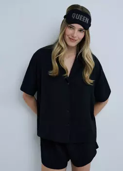 Пижамная рубашка, Черный