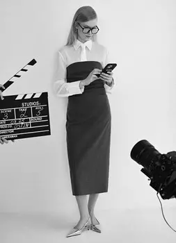 Платье-бюстье со съёмными бретелями, Серый