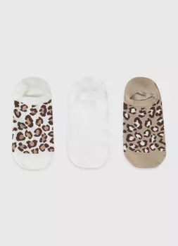 Подследники, 3 пары, Бежевый