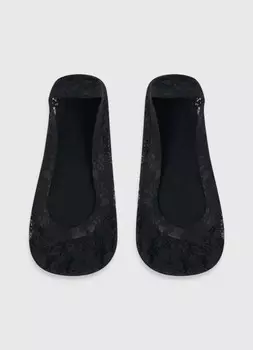 Подследники кружевные, Черный