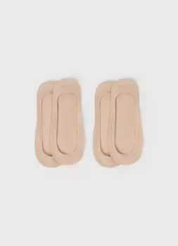 Подследники с хлопковой подошвой, 2 пары, Бежевый