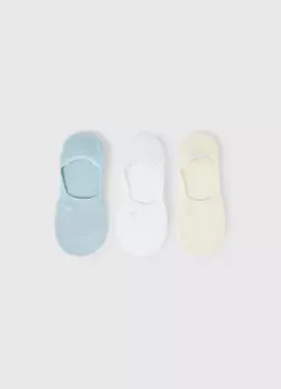 Подследники с вышивкой, 3 пары, Белый