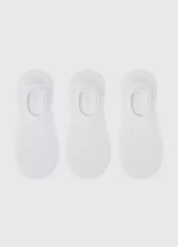 Подследники в рубчик, 3 пары, Белый