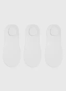 Подследники в рубчик, 3 пары, Белый