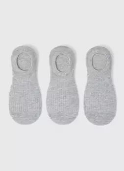 Подследники в рубчик, 3 пары, Серый
