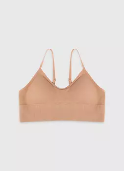 Полиамидный топ, Бежевый