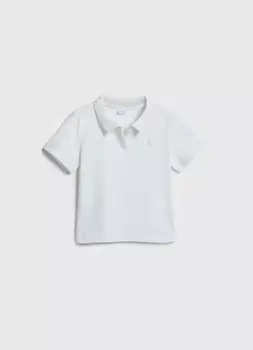 Поло для девочек, Белый