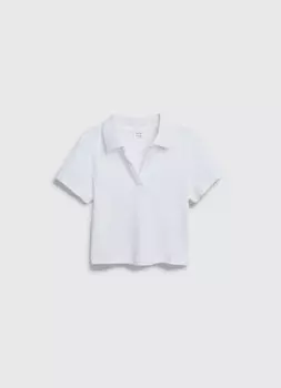 Поло для девочек, Белый