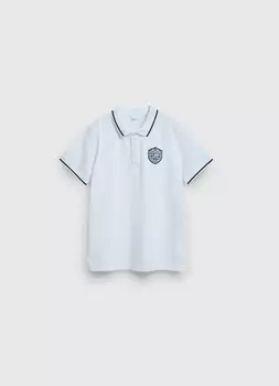 Поло для мальчиков, Белый