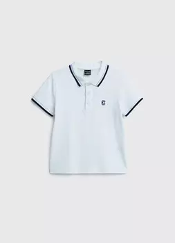 Поло для мальчиков, Белый