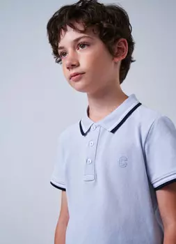Поло для мальчиков, Голубой